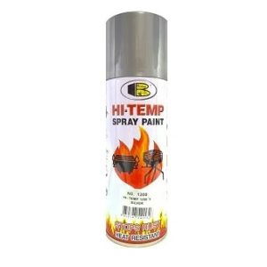 Bosny 400ml High-Temperature Silver Spray Paint – 1200°F Heat Resistant | Premium Quality for Engines & More