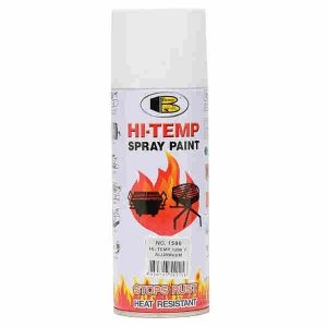 Bosny 400ml High-Temperature Aluminium Spray Paint – 1200°F Heat Resistant | Premium Quality for Engines & More